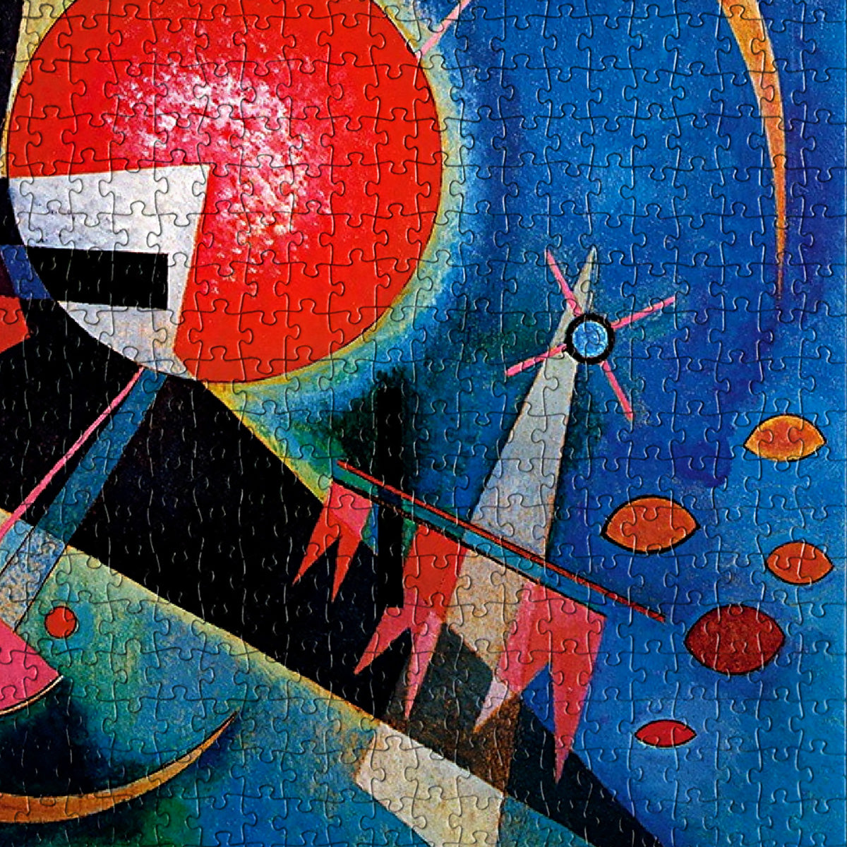 美品ドイツ購入Kandinsky In Blue ジグソーパズル 1000ピース 1000-piece Wassily Kandinsky In Blue Jigsaw Puzzle | Rest In Pieces