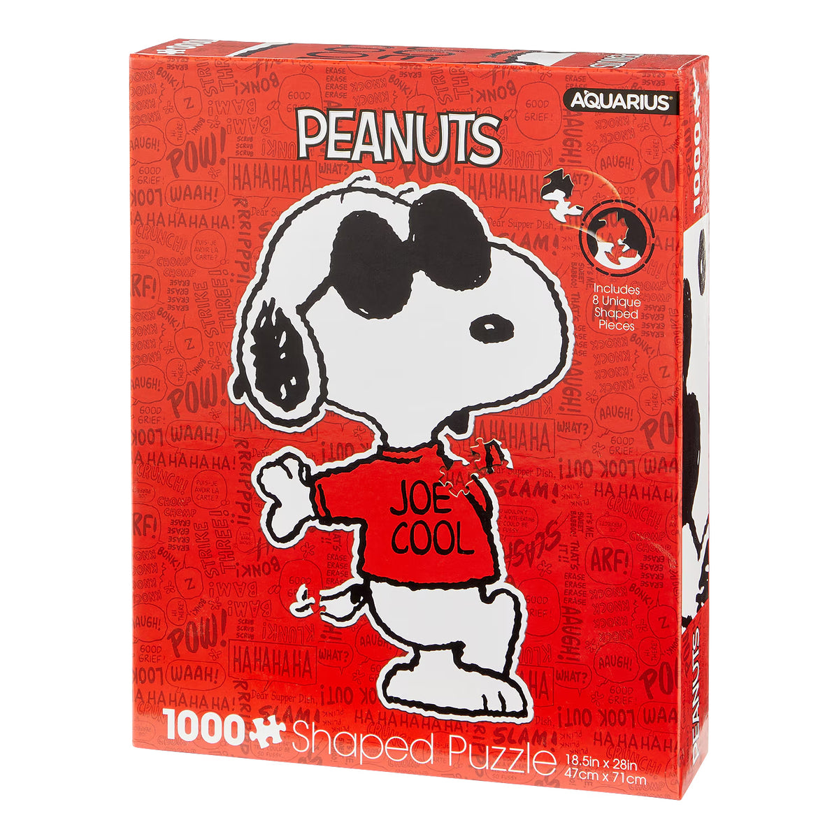 1000-piece Peanuts Joe Cool Snoopy Shaped Jigsaw Puzzle | Rest In