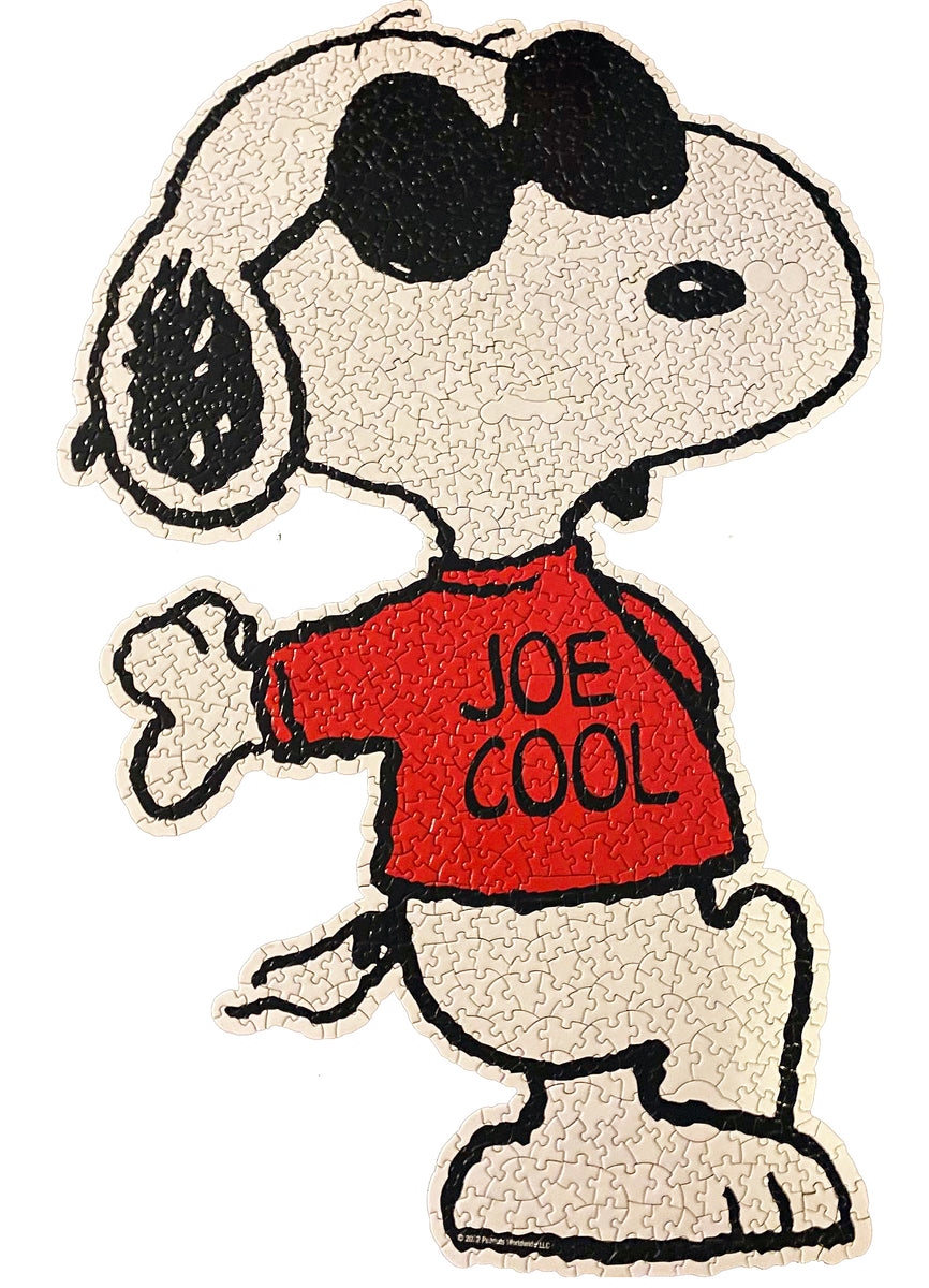 1000-piece Peanuts Joe Cool Snoopy Shaped Jigsaw Puzzle | Rest In