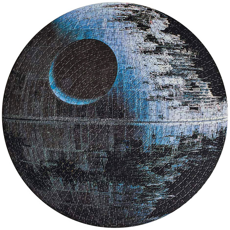 Not only is this round Death Star puzzle officially licensed of Disney Star Wars beautiful to look at, but its dark colours and mesmerising details are sure to give any potential solver a satisfying challenge. 