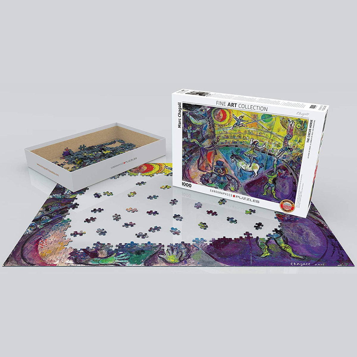 PUZZLE CIRCUS-MARC CHAGALL: 1000pc. - La Carpa PUZZLE CIRCUS-MARC CHAGALL: 1000pc. - La Carpa
