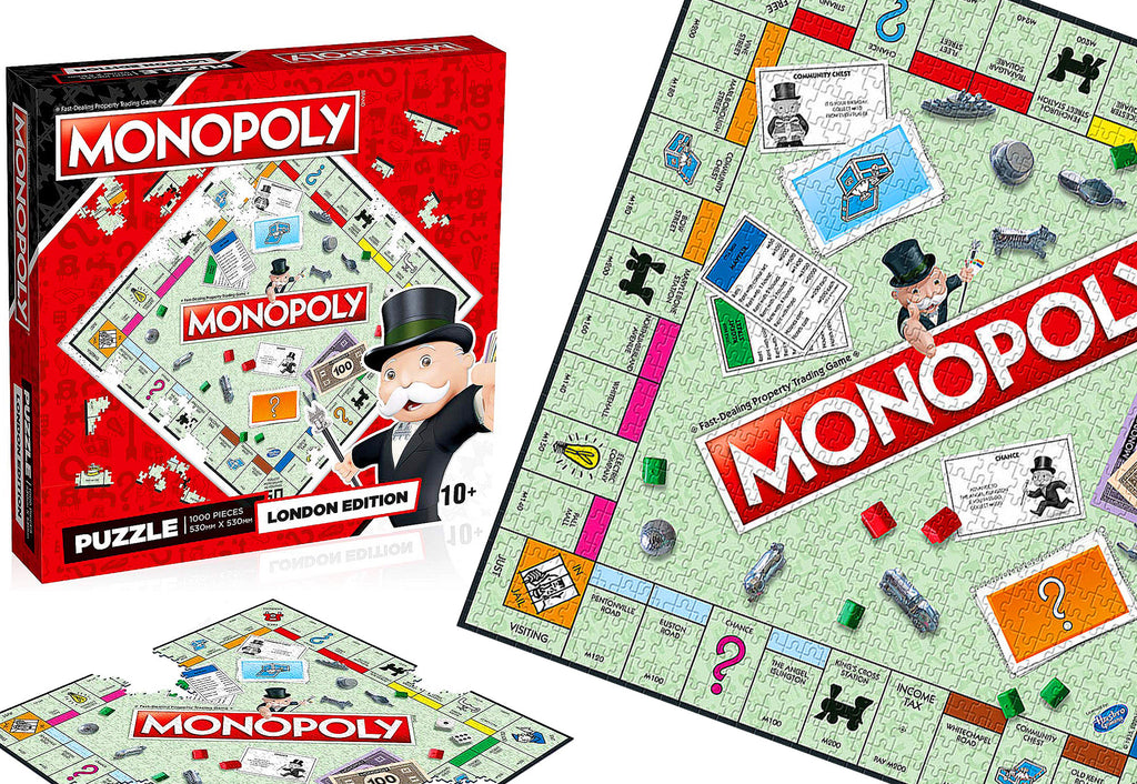 Our 1000-piece Monopoly London Edition Jigsaw Puzzle Is A Game Changer