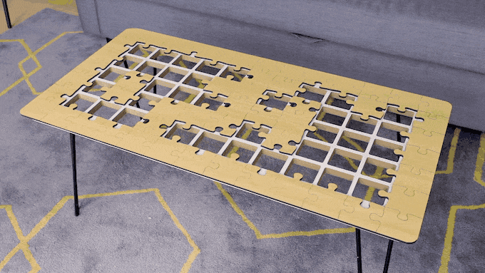 Jigsaw Puzzle Coffee Table