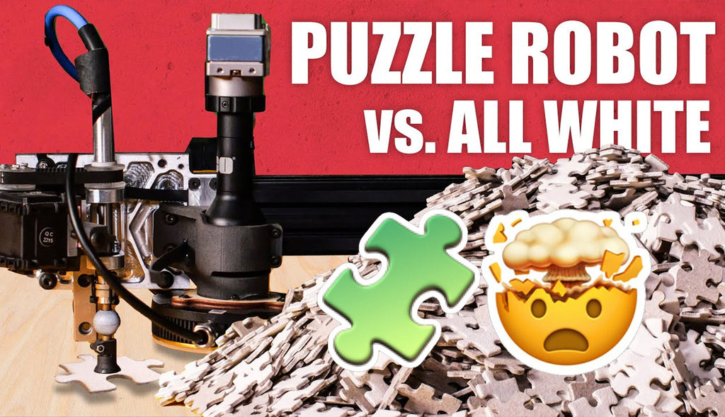 Jigzilla AI jigsaw puzzling solving robot