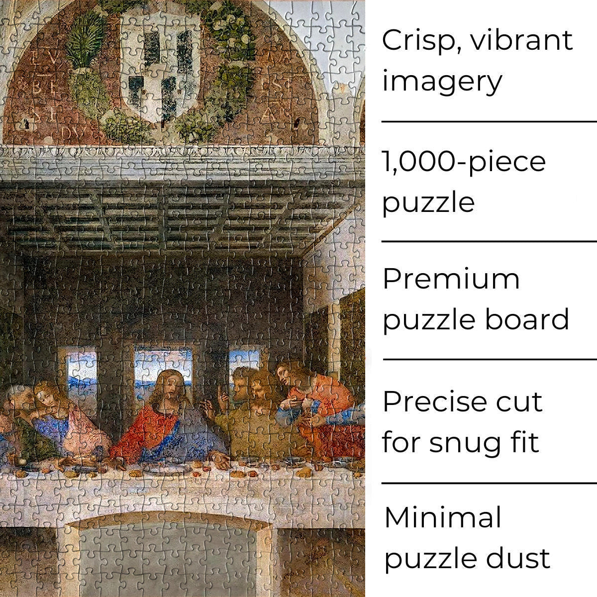 The Last Supper By Leonardo Da Vinci Jigsaw Puzzle by Restored Art And  History