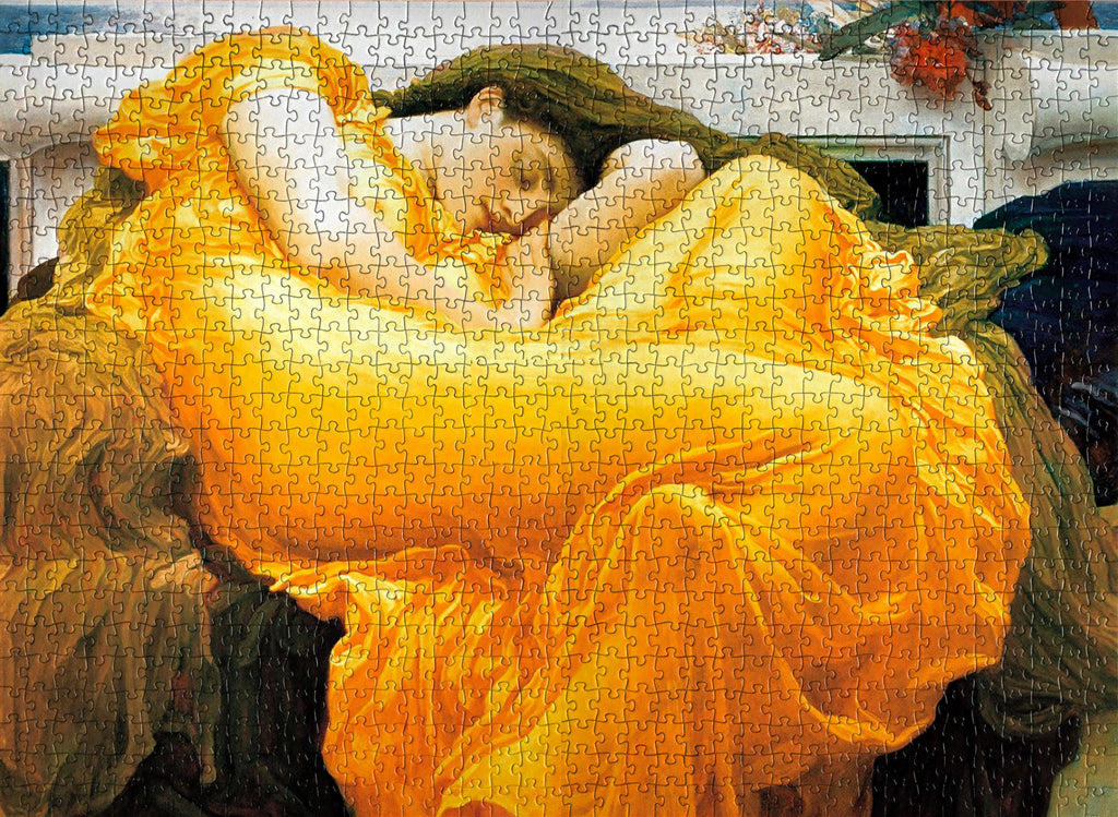 Eurographics Flaming June Jigsaw Puzzle: A Captivating Wall Art Experience