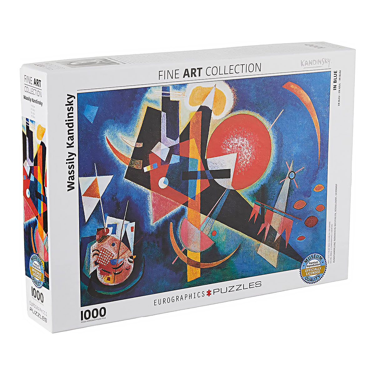 1000-piece Wassily Kandinsky In Blue Jigsaw Puzzle | Rest In Pieces