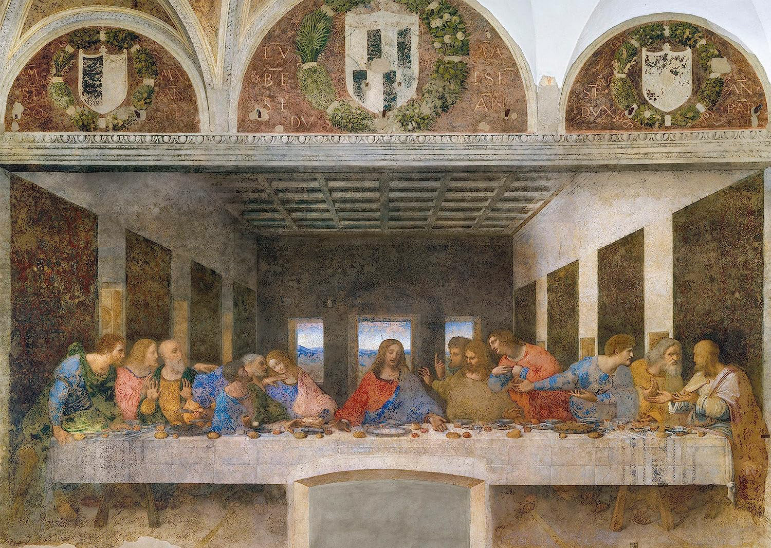 Jesus at The Last Supper, Leonardo da Vinci Jigsaw Puzzle