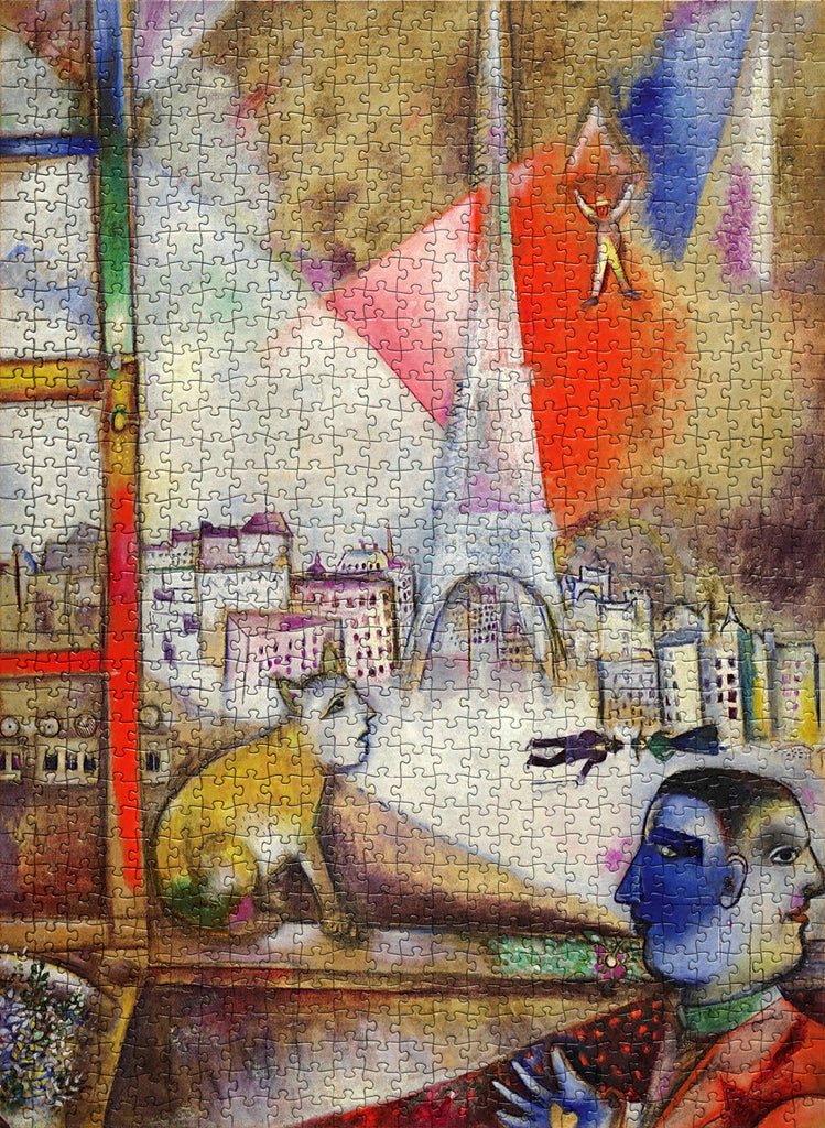 Eurographics' 1000-Piece Marc Chagall Paris through the Window Jigsaw Puzzle: A Captivating Fine Art Experience