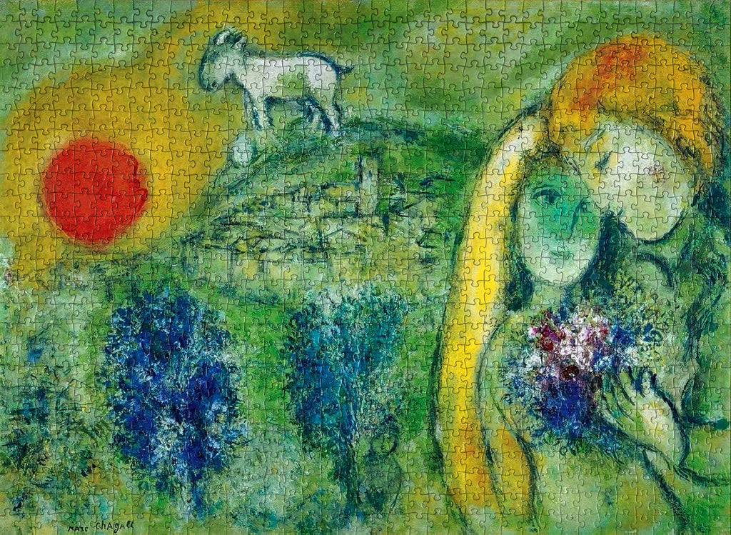 1000-piece Marc Chagall The Lovers of Vence Jigsaw Puzzle