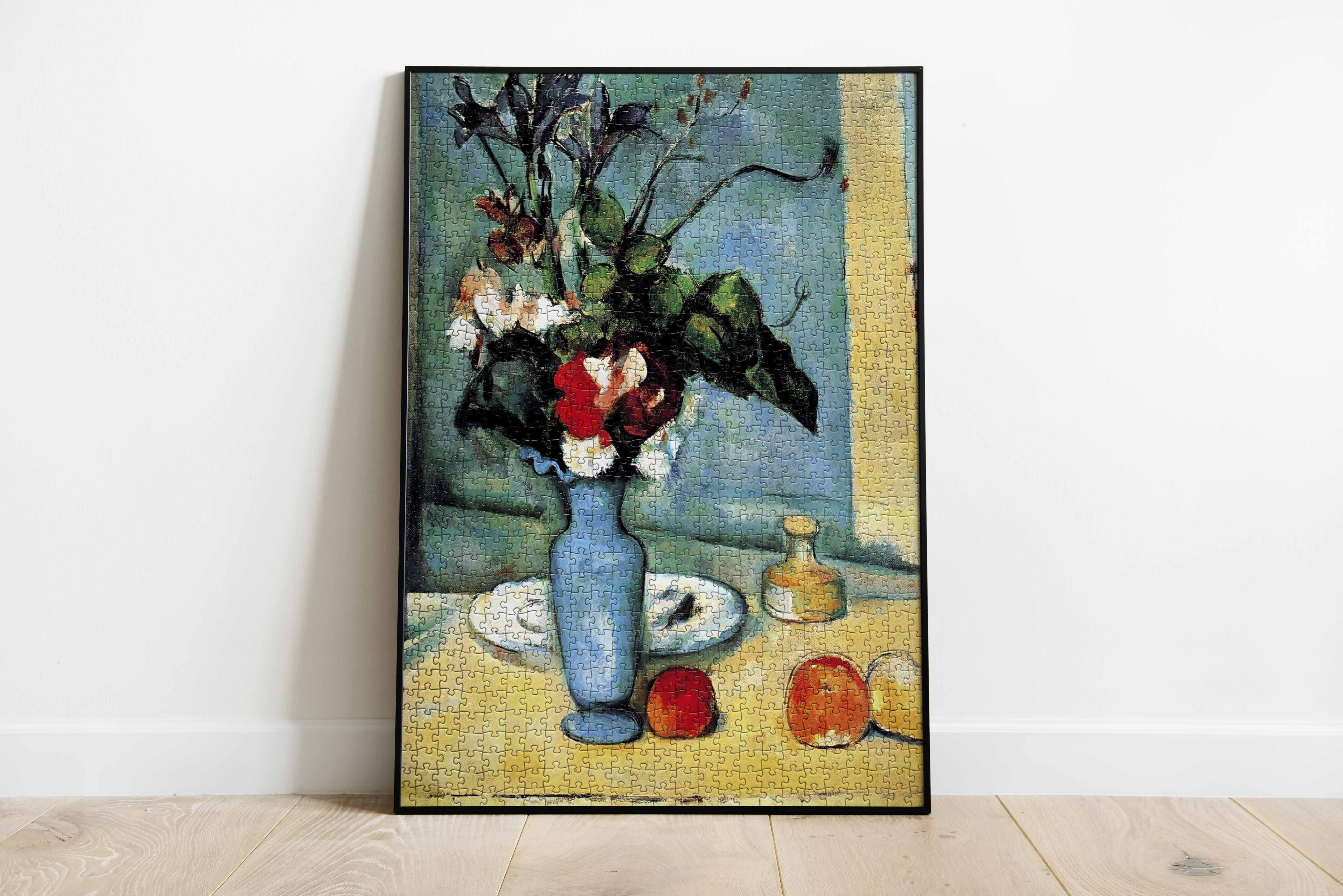 Unleash your inner art connoisseur with Eurographics' 1000-piece Blue Vase jigsaw puzzle, a masterpiece in fine art.