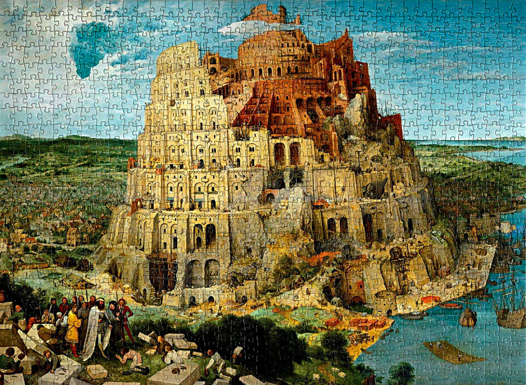 Eurographics' 1000-Piece Pieter Bruegel The Tower Of Babel Jigsaw Puzzle: A challenging fine art print for art enthusiasts and puzzle lovers