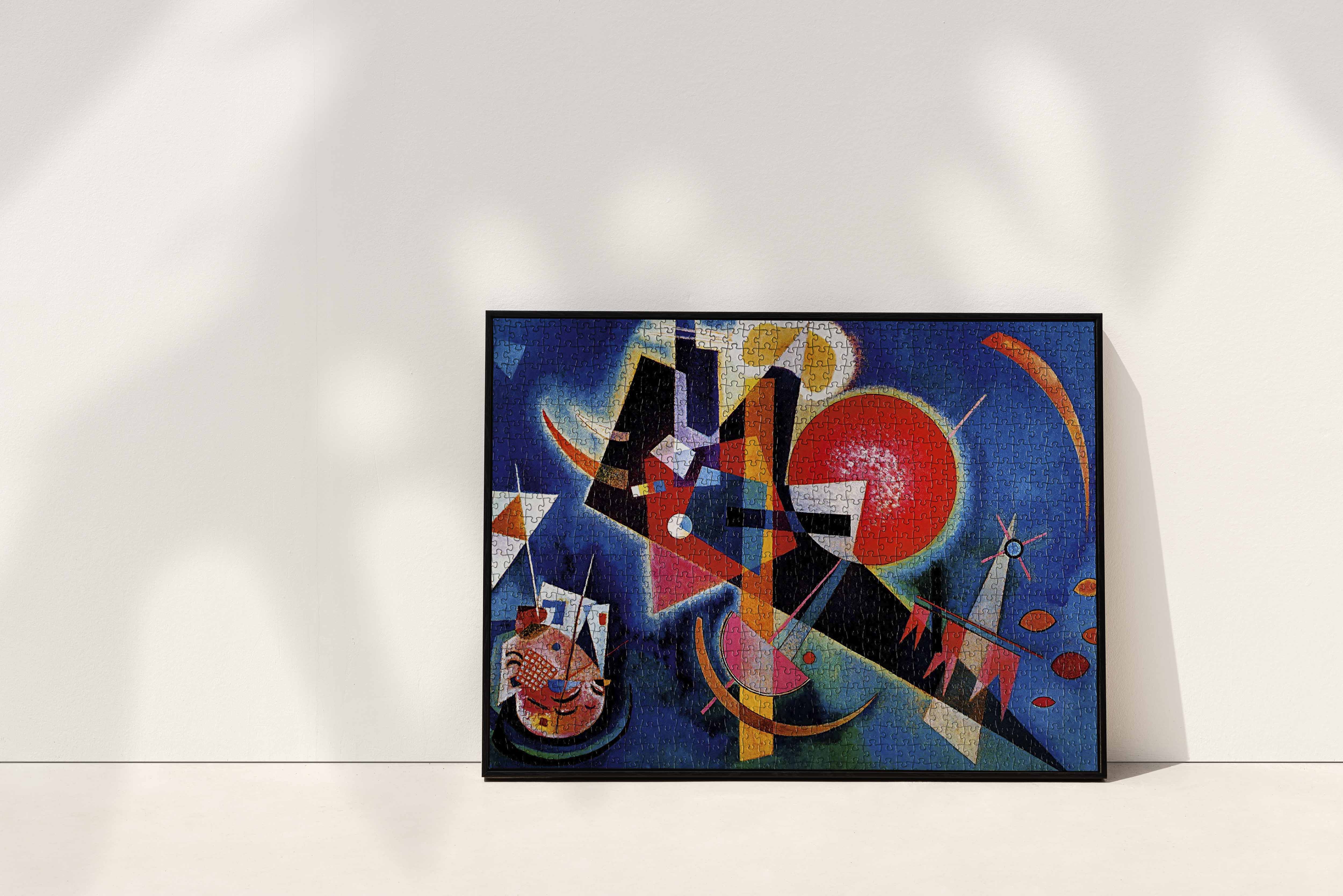 Kandinsky's In Blue Jigsaw Puzzle: Eurographics' 1000-piece print for a captivating wall art