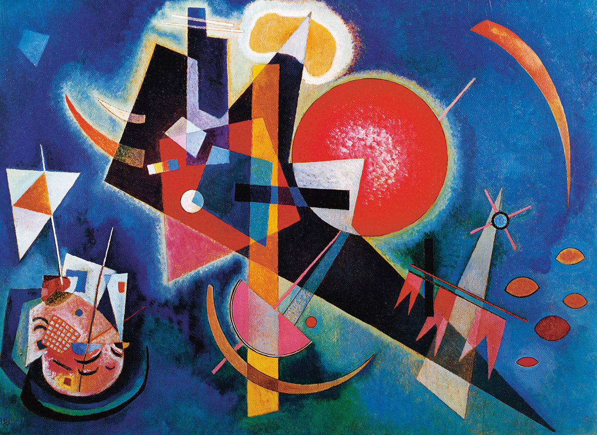 Wassily Kandinsky In Blue painting, 1916