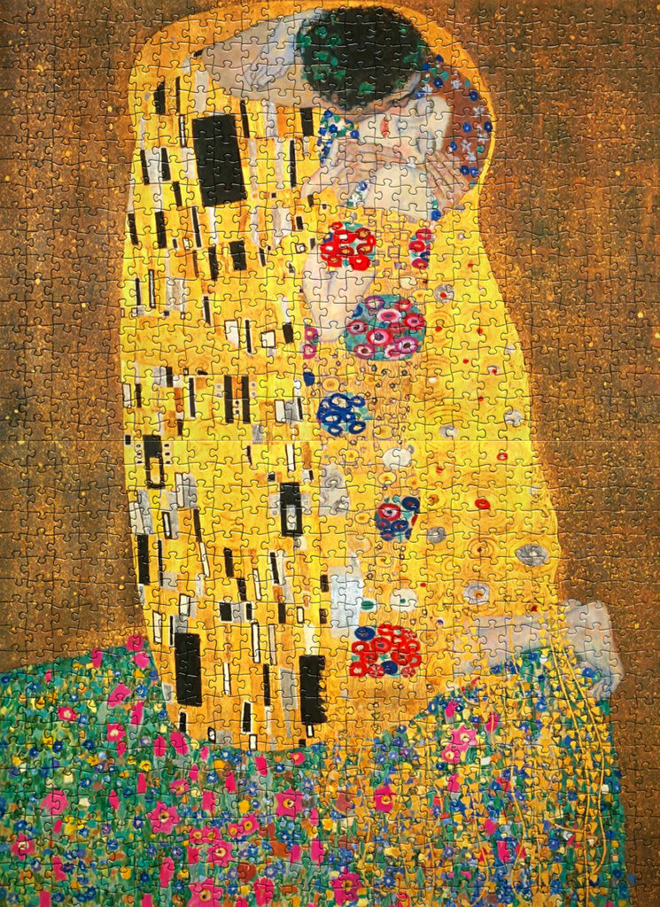 A Gustav Klimt jigsaw puzzle you'll want to kiss and frame when you've finally assembled it in full.