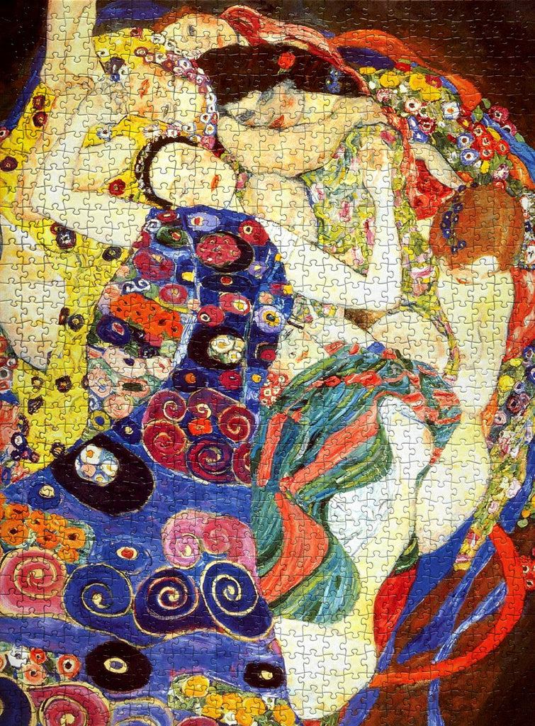 Pieces of art: Austrian symbolist artist Gustav Klimt most famous painting 'The Virgin' is a super difficult jigsaw puzzle.