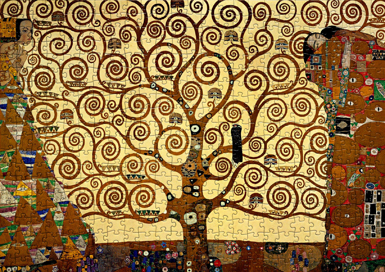 1000-piece Gustav Klimt Tree of Life Jigsaw Puzzle | Rest In Pieces