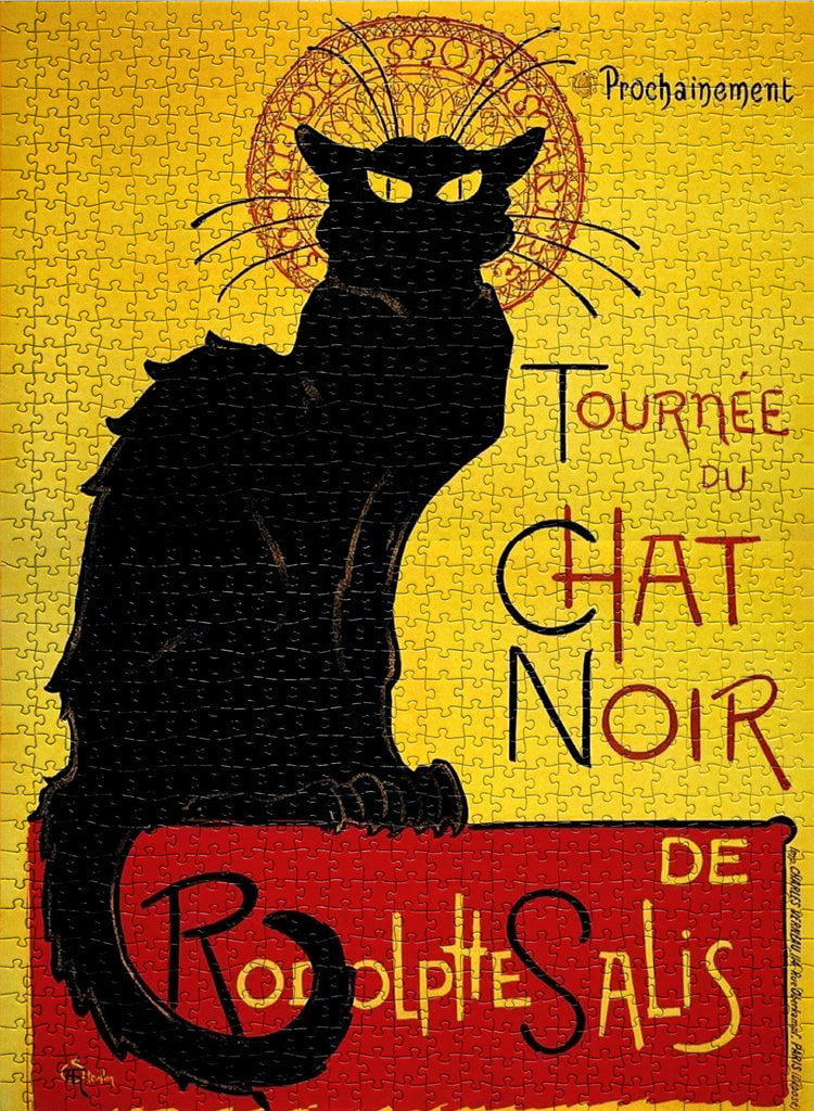 1000-piece Théophile Steinlen Le Chat Noir Jigsaw Puzzle
