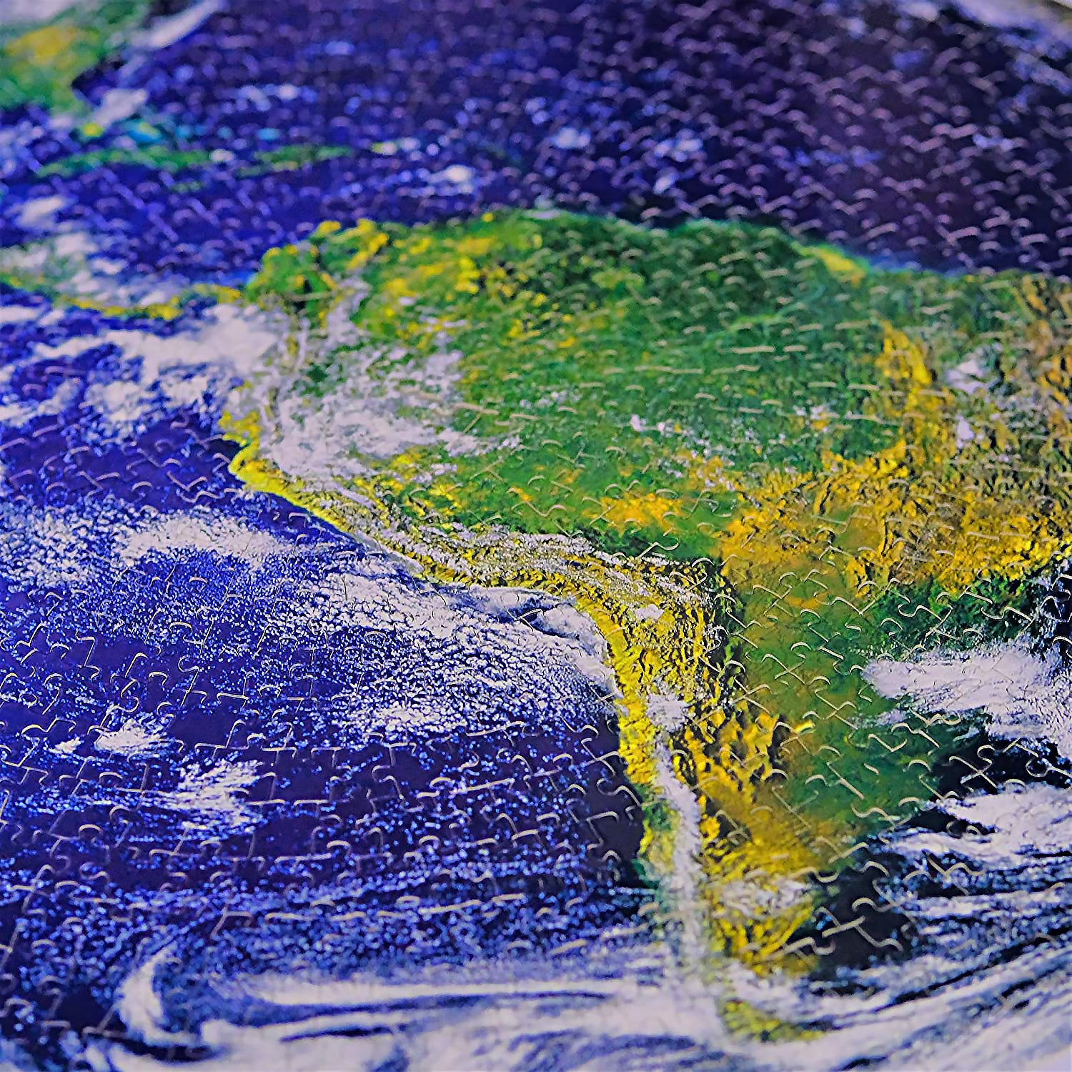Rest In Pieces's 1000-piece circle-shaped Earth jigsaw puzzle is the perfect gift for Earth Day 2022.