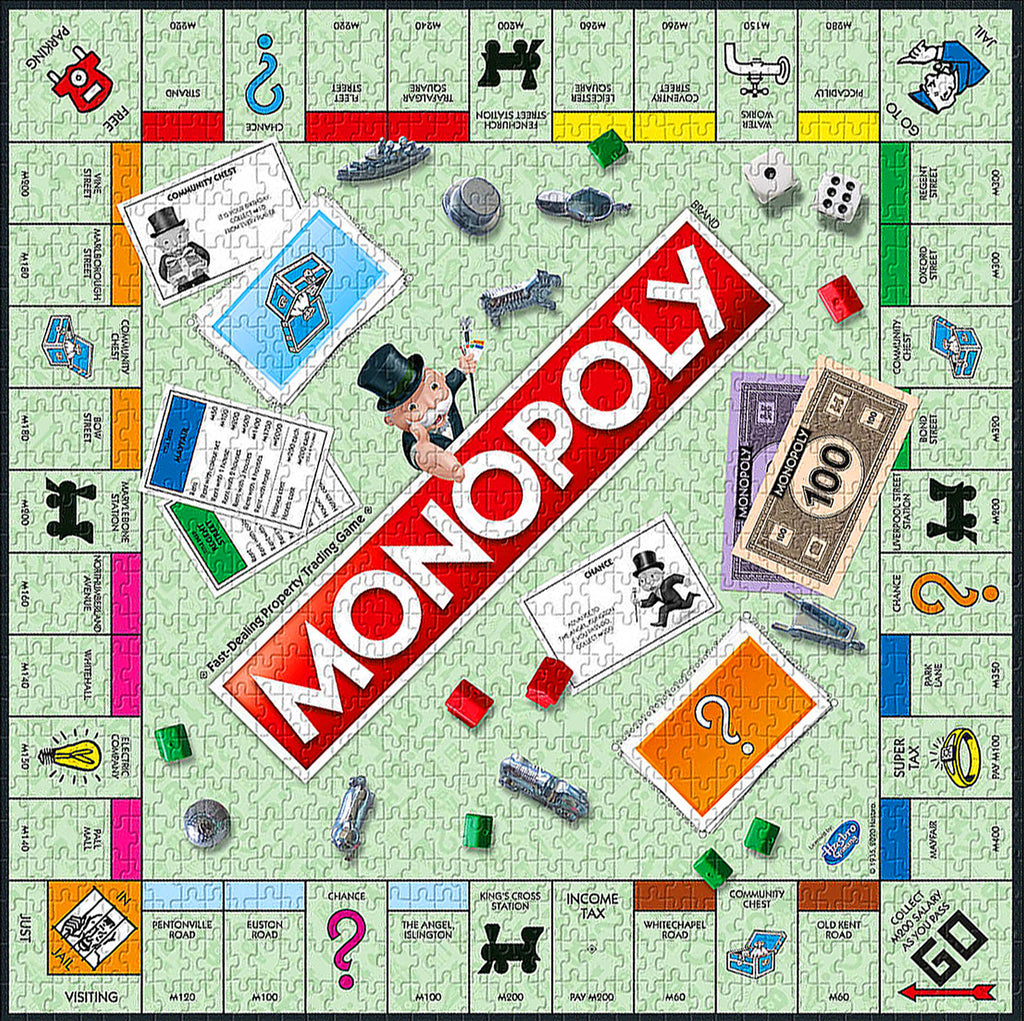 1000-piece Monopoly London Edition Jigsaw Puzzle