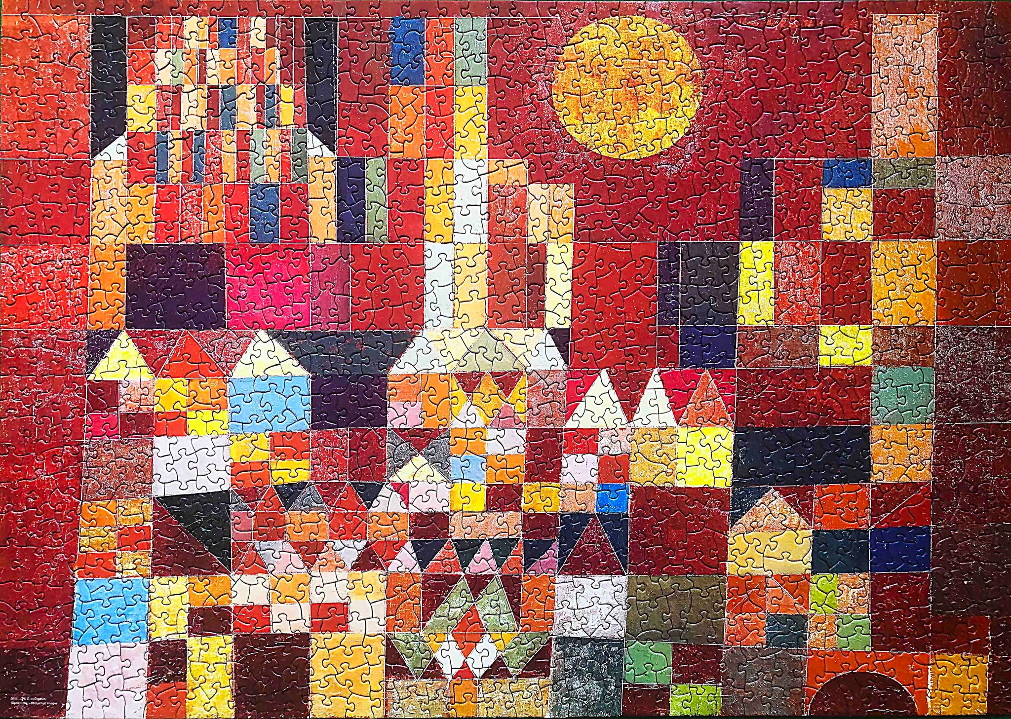 1000ピース ジグソーパズル | Paul Klee | After The Flood 1000 Piece Poster Puzzle--May Picture By Paul Klee