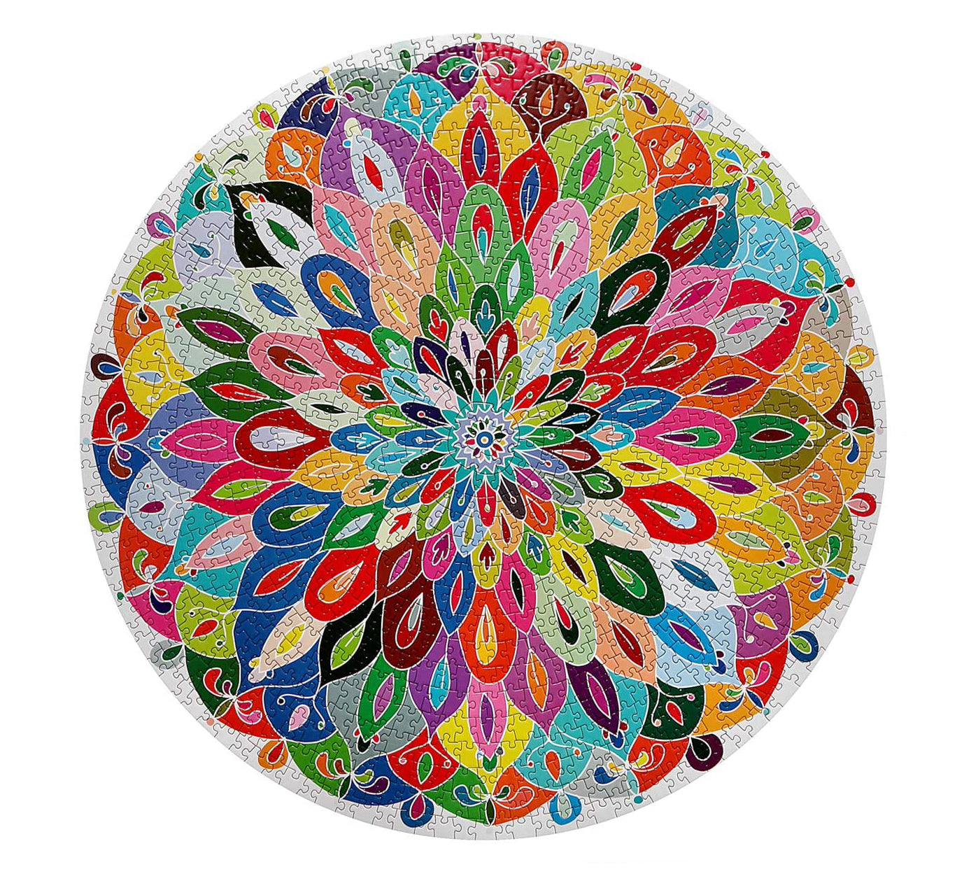 We love this adult jigsaw puzzle! The round colourful mandala can offer positivity and mindfulness, providing the perfect relaxation source.