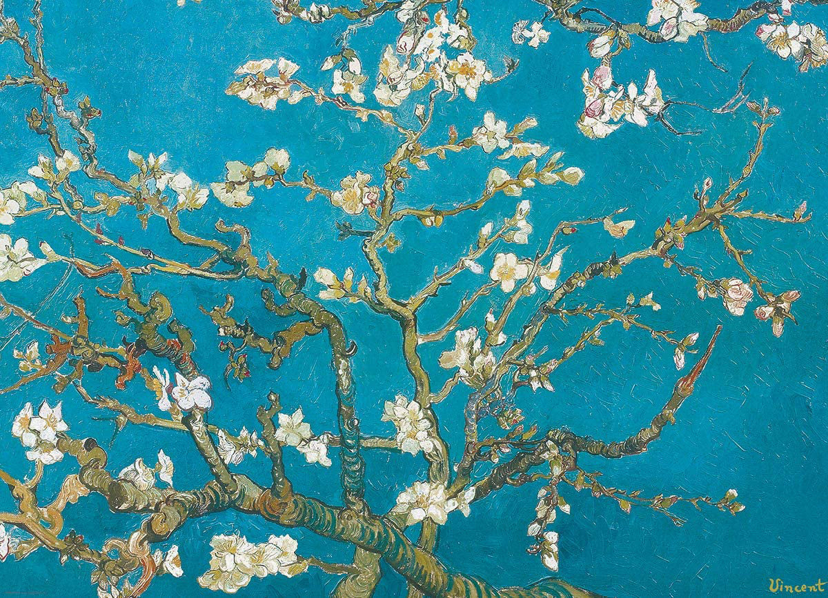 Add a touch of artistic elegance to your home decor with Eurographics UK's Almond Blossom jigsaw puzzle. This 1000-piece masterpiece by Vincent Van Gogh is beautifully framed, making it a perfect piece for any gallery wall. Perfect for relieving stress and enhancing focus, this puzzle is a wonderful gift for art enthusiasts and puzzle lovers alike.