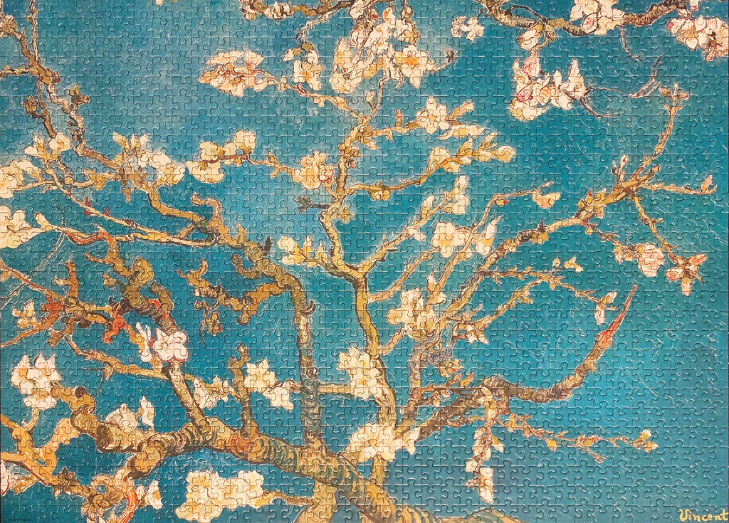 Vincent Van Gogh Almond Blossom Jigsaw Puzzle: 1000-Piece Puzzle for Art Lovers and Collectors