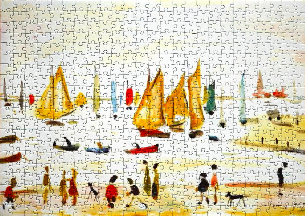 500-piece L. S. Lowry Yachts Jigsaw Puzzle