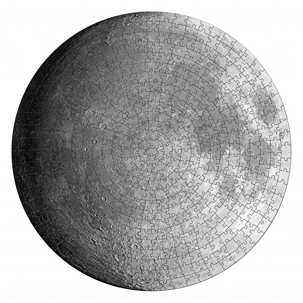 Rompecabezas Circular Rompecabezas Luna MOON 1,000 Piece Round