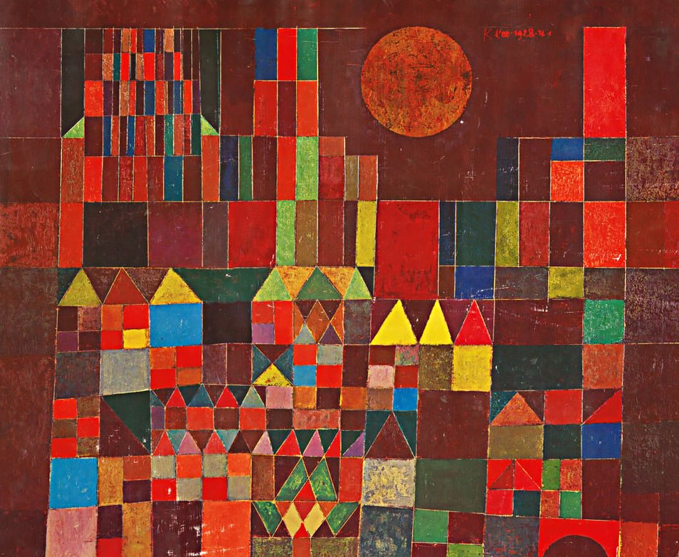 Paul Klee's famous painting titled 'Castle And Sun'.