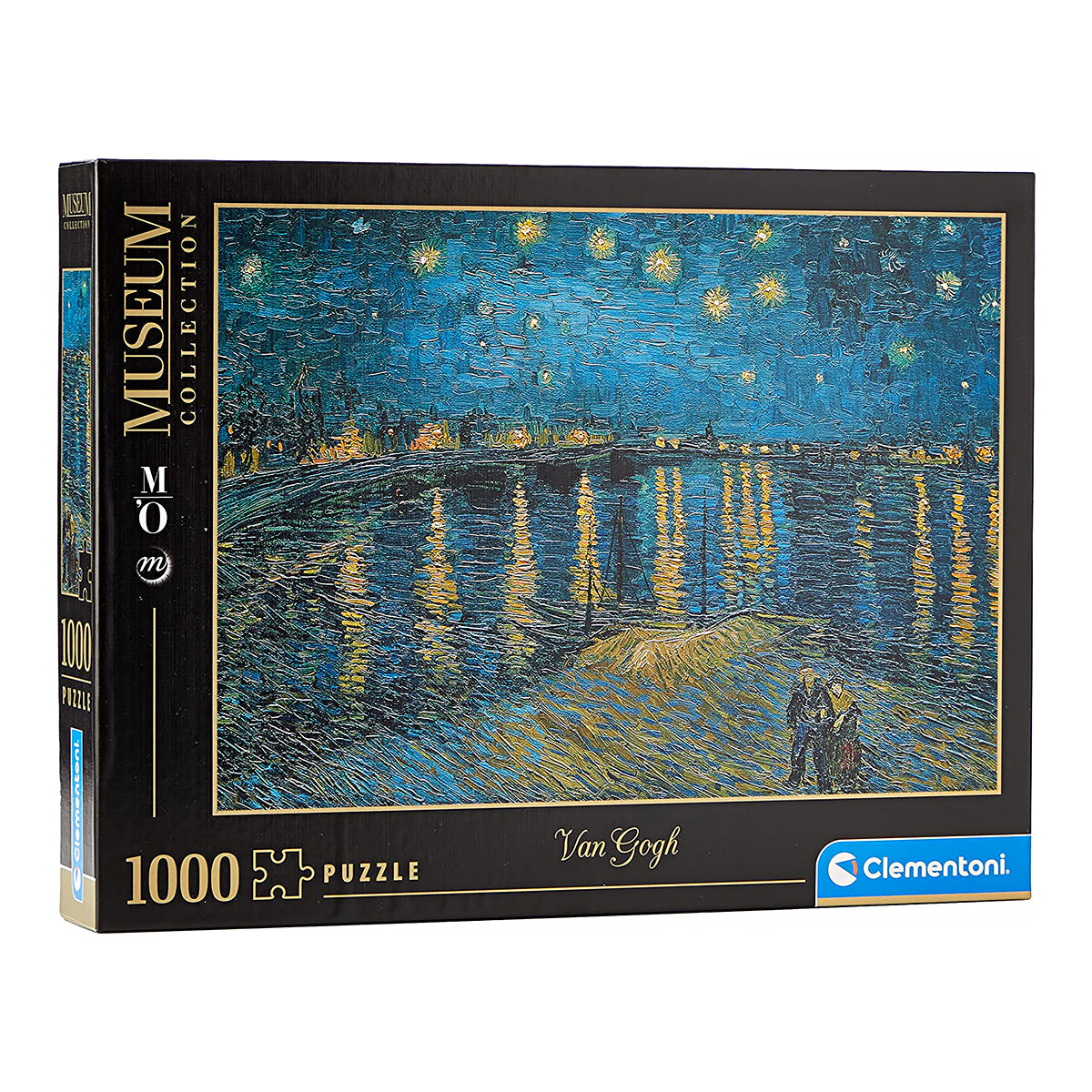 Re-create Famous Artworks with the Best Museum Collection Jigsaw Puzzles including Vincent van Gogh's 'Starry Night Over The Rhonê'.