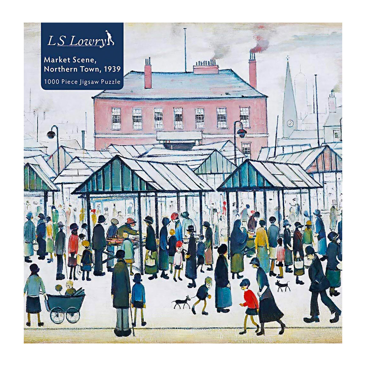 Lowry-inspired jigsaw puzzle with 1000 pieces