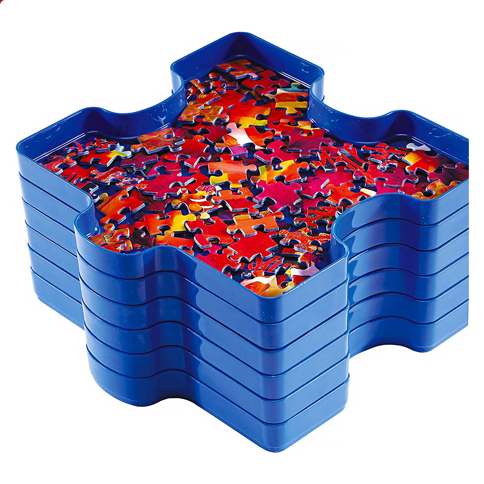 The right 1000-piece jigsaw puzzle sorting tray can also help tidy up the appearance of your workspace.
