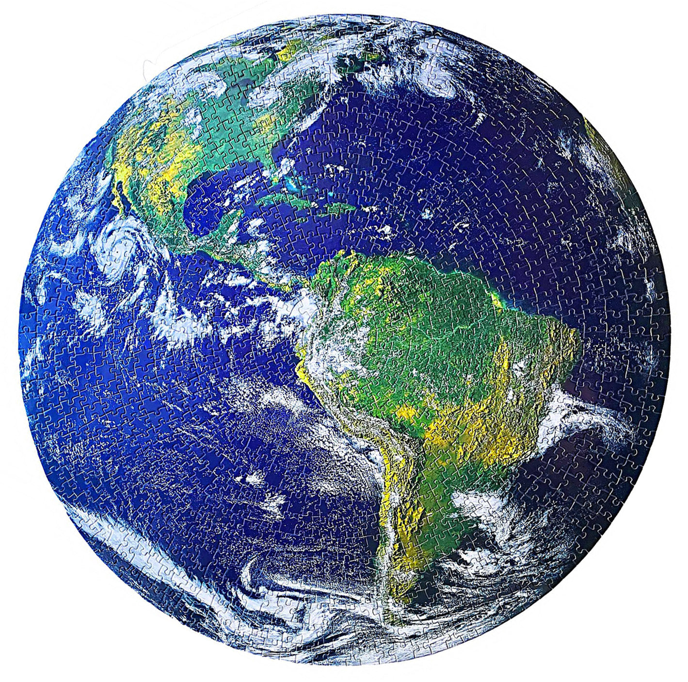 Celebrate Earth Day 2022 with Rest In Pieces's high quality 1000-piece round earth jigsaw puzzle for adults.