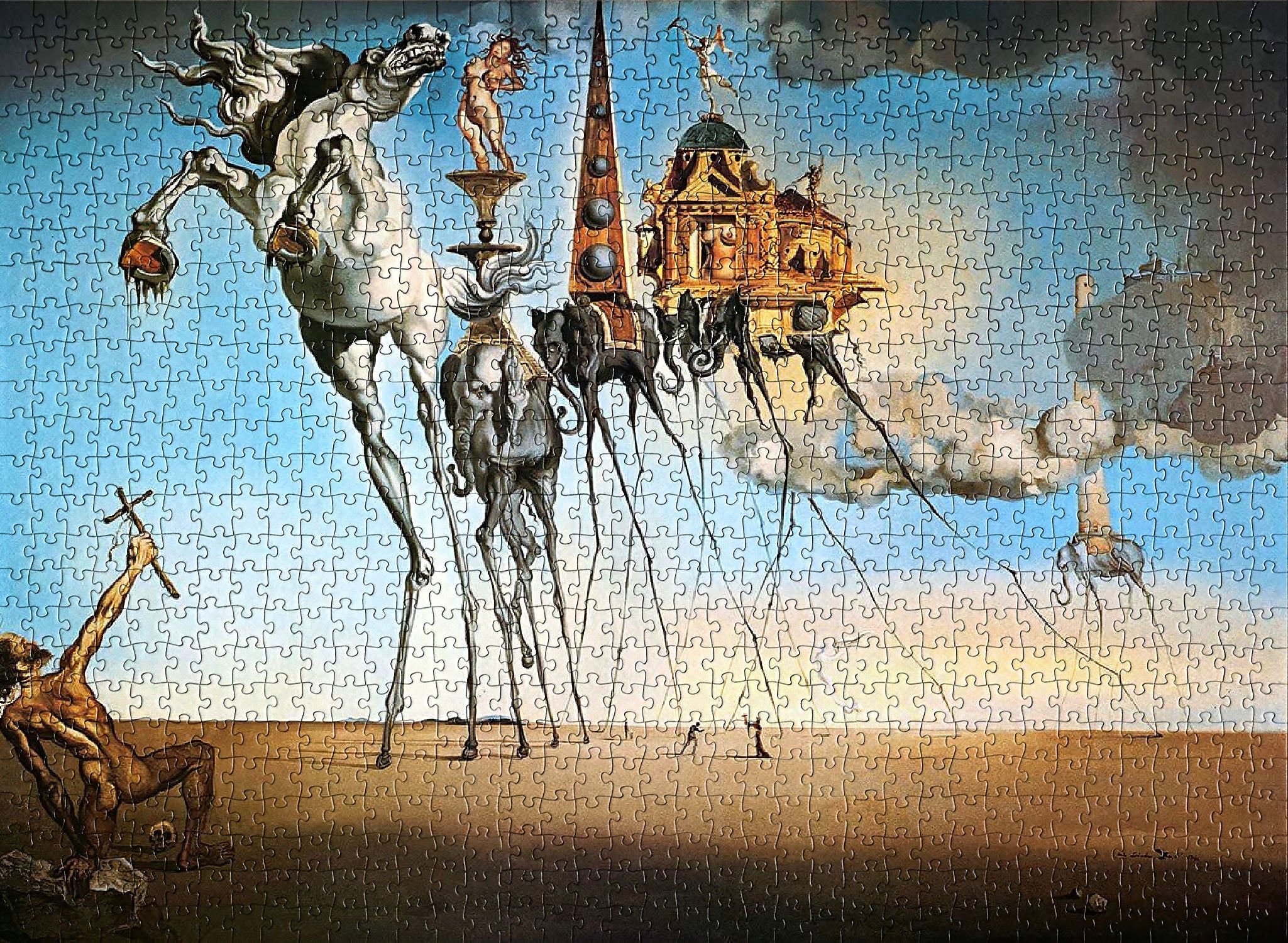 EuroGraphics 1000-piece Salvador Dali The Temptation of St. Anthony Jigsaw Puzzle