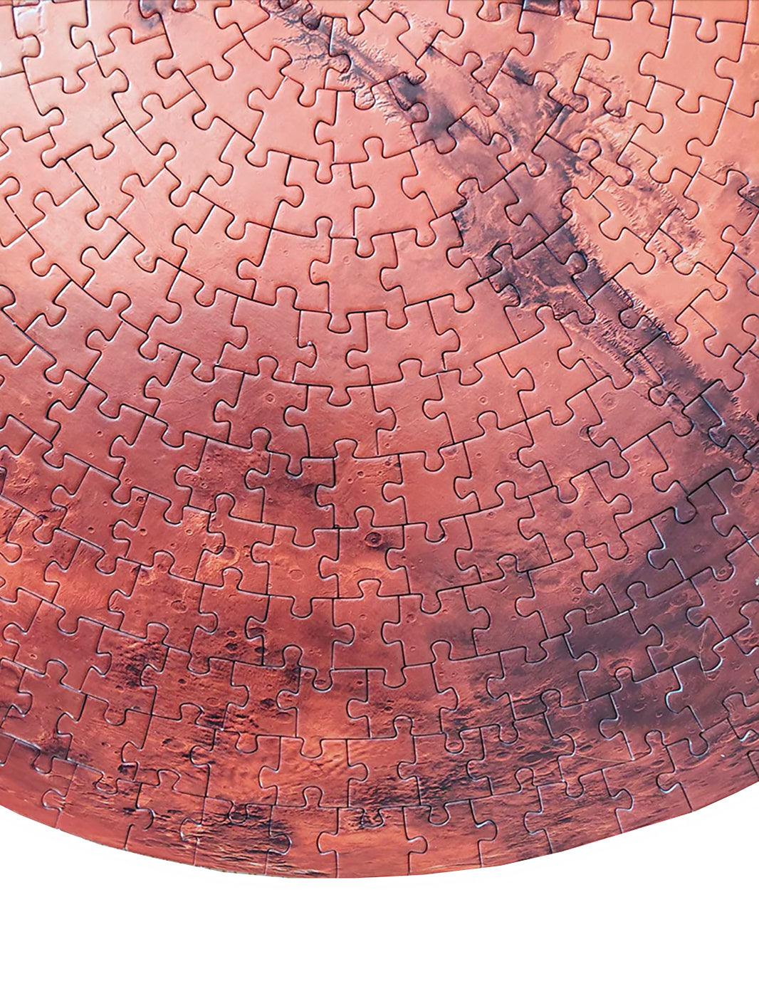 Our new, challenging and meditative 500-piece jigsaw puzzle of planet Mars is the analog relaxation your mind craves in the digital age. 