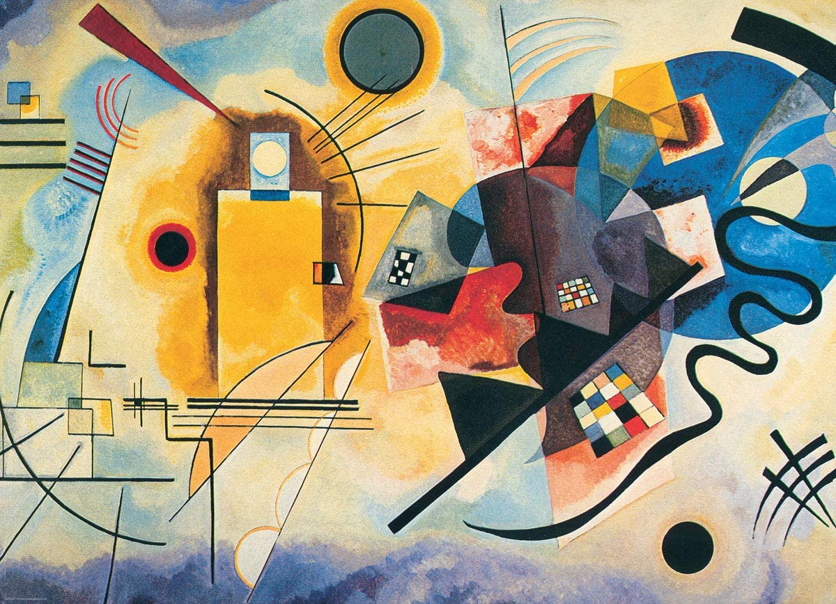 Wassily Kandinsky's 'Yellow-Red-Blue' painting